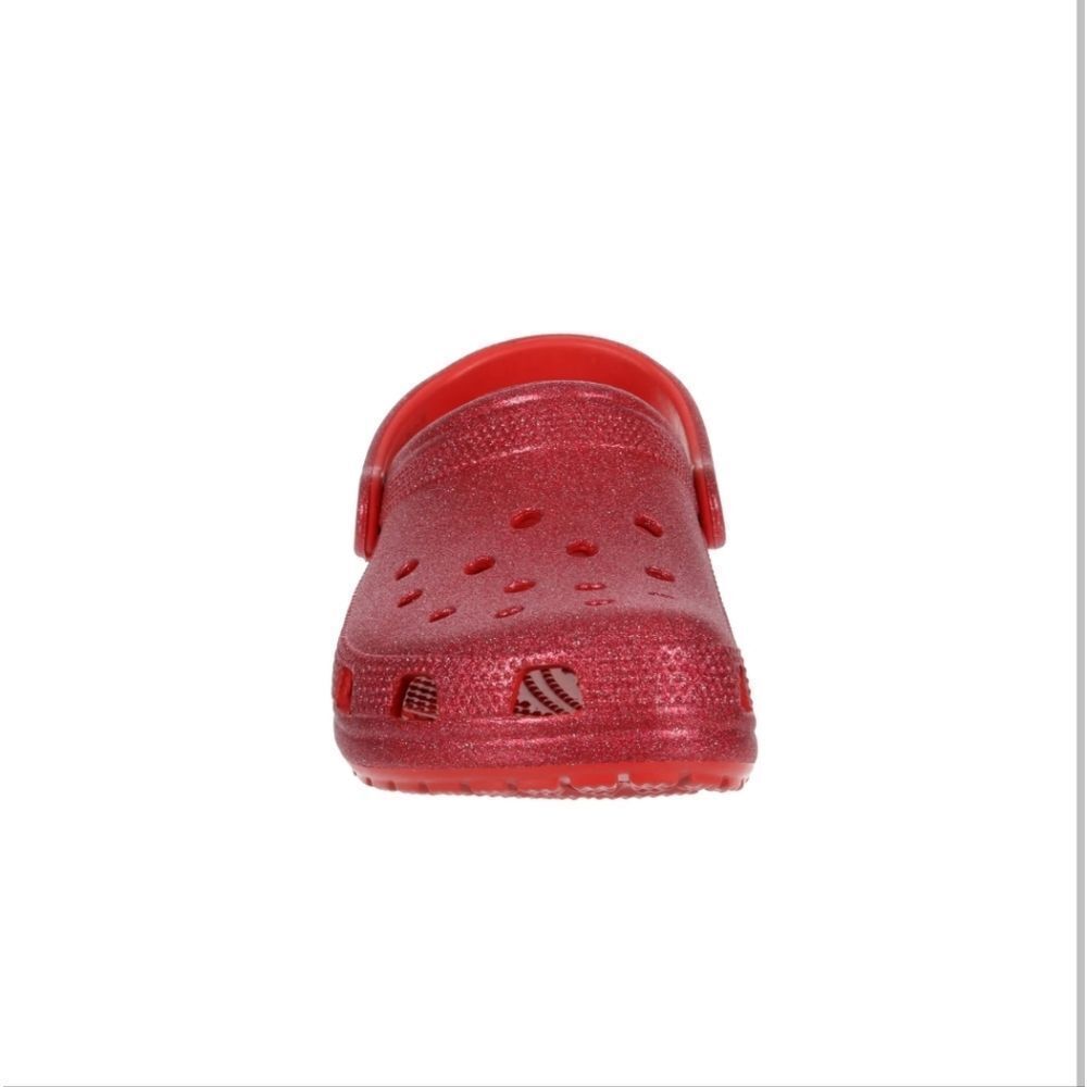 CROCS Sparkly Red Water Shoes - Picture 3 of 7